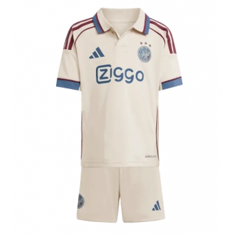Ajax Maglia Gara Terza Repliche 2025-26 Bambino Maniche Corte